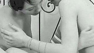 Horny Lesbian Teens Olivia and Rina with Small Tits Playing in Bedroom