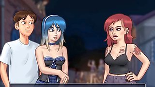 Passionate anime hentai sex with huge tits and romantic vibes