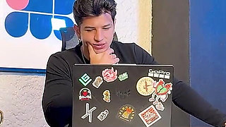 Beautiful Brunette with a Perfect Ass Rides Her Boss's Huge Cock!