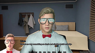 Tittyfucking in the Hot Tub - Sexbot Bailey Route #2 - Animated Sex Game