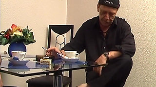 Mature Brunette MILF Gets Spanked Red While Taking Toys