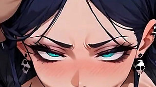 Anime Ai My Ex-girlfriend Invites Me to Her House to Give Me a Deep Throat