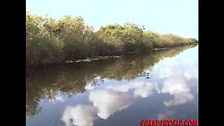 Mr. Pete & Serena South Threesome in Miami - Outdoor Public Sex & Cumshot Compilation