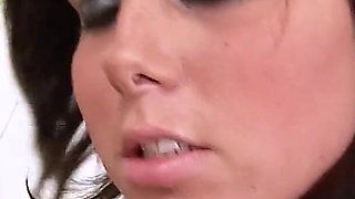 Stepdad fucks cute teen Melanie and gives her cumshot