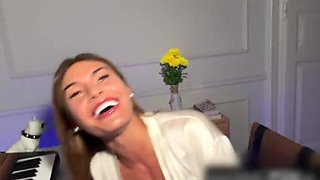 Horny Russian Blonde Pornstar Kitana Lure Face Fucked & Cum in Mouth POV