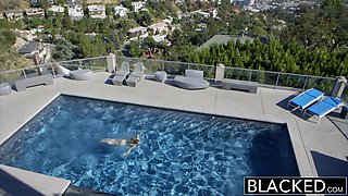 Blonde BBC Freak Takes Jason Brown's Monster Black Cock