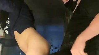 We test the mirror we set and harshly fuck in front of it