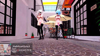 mmd r18 Shishi Lamy Heart Pie Dance hall fuck hard dildo ahegao sex dance public gangbang 3d hentai