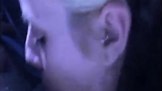 Blonde Amateur Gives a Blowjob in a Car