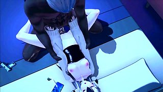 Outdoor pleasure with sex toys in hentai video