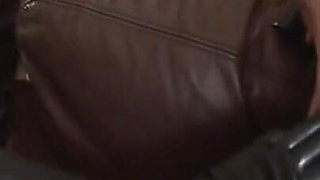 Sweet latex blonde babe fucked from her horny fucker