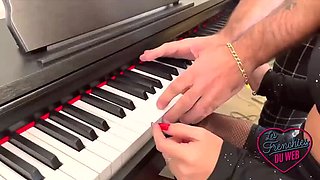 Private French Lesson Turns Wild: Miss Alice Gets Fucked Hard and Takes a Cum Load in Mouth