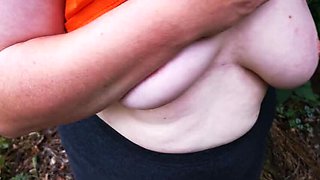 Busty BDSM Outdoor Punishment - Public Spanking & Humiliation in the Rain