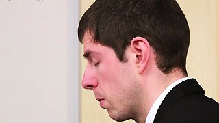 Nasty CFNM cougars cocksucking stud