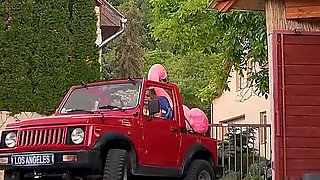 MILF Seduces Businessman at Door - Blowjob Leads to Intense Fucking and Cumshot