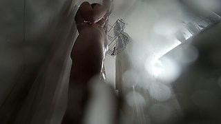 Tight Hairy Pussy Pissing In The Shower