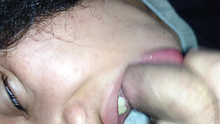 DELICIOUSLY SMEARING THE BITCH'S FACE WITH LOTS OF CREAMPIE