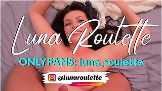 The Husband Woke Up To Find His Hot Wife Masturbating. They Had Morning Sex With A Powerful Cumshot With Luna Roulette