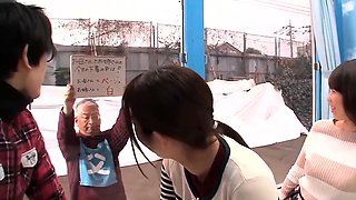 Young asian fucking an old fart