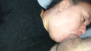 SHE STARTS THE DAY FULL OF LONGING FOR A COCK INSIDE HER LITTLE MOUTH