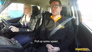 Ryan Ryder's first time driving: student spies, masturbation, doggy, and handjob with instructors