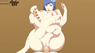 Naruto Hentai Konan's Tight Pussy Gets a Big Cock