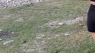 Compilation of Public Peeng in Nature! Showing Pads! POV!