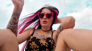 Smoking fetish showdown: do you prefer the thrill of cigarette smoke or stick smoke with dominatrix Nika?