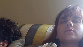 Milf brunette masturbating with toy ass