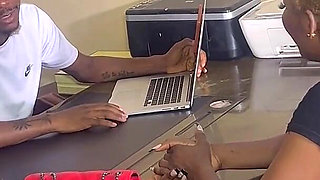 I Went to See My Old School Friend at Him Office and I Fuck Him Cock