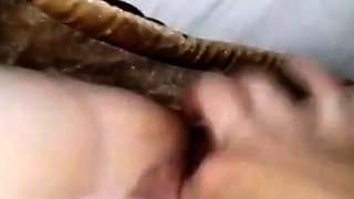 Hairy Polish Amateur Squirts Hard During Masturbation