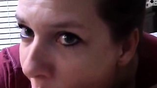 Amateur Housegirl Loves a Big Facial from Strangers