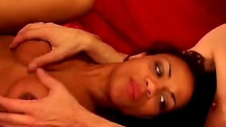 Black chick gets double penetration from white studs: Blowjob, Interracial  Threesome Porn