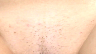 MILF Stepmom Catches Stepson Jerking off. He Can't Handle Her Tight Pussy, Premature Cumshot on Pussy