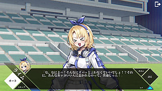 The guy is glued to the lesbian play of two girls