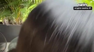 Big-breasted Latina Fucks The Hotel Employee And Leaves His Face Covered In Cum