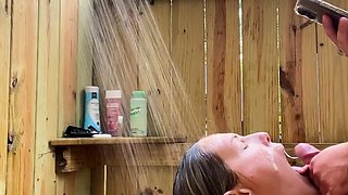 Sexy amateur blonde blowjob amp cumshot HD