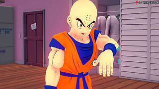 Kame Roshi Offers Help to Android 18 in Exchange for a Favor - Dragon Ball Zex Series