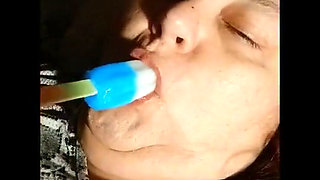 I love Ice cream, bananas and popsicles Yum