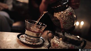 Scissoring action with dollish Leana Lovings from Vampired