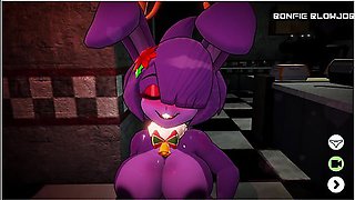 Fap Nights At Frennis Night Club [18+] Marie And Bonfie Sex Scenes Gameplay - Car Toon