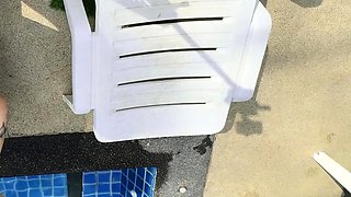 ! Two College Girls Pay Pool Boys For Raw Sex