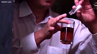Asian japanese amateur has deep throat