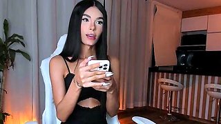 Solo ebony masturbation shemale cumming