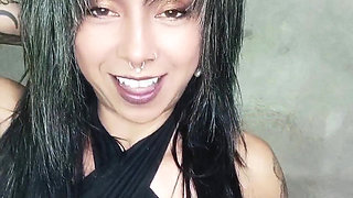 Sensual Black Suit Smoke Tease - Topless Seduction