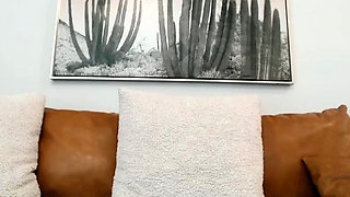 Chubby Brunette Big Boobs Dildo Masturbation