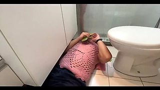 KiffaFeet Dominates Foot Slave After Shower - Trampling & Worship in HD