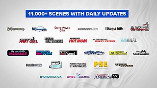 Busty Blonde London River Gets Pussy Filled With Delivery Man's Hot Cream