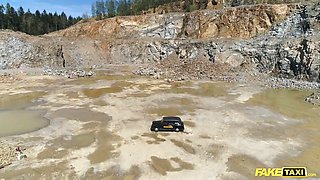 Faux cab - hard cruel outdoor sex gang bang with Eden Ivy, Rebecca Volpetti, chick gang and Jennifer Mendez