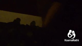 Indian Housewife First Time Outdoor Sex - Full Nude Pee Dare on Luxury Houseboat at Night